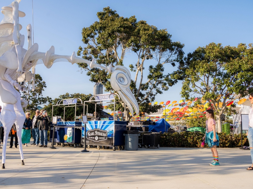 La Jolla Playhouse's production of Birdmen at WOW Festival 2023; photo by Jenna Selby