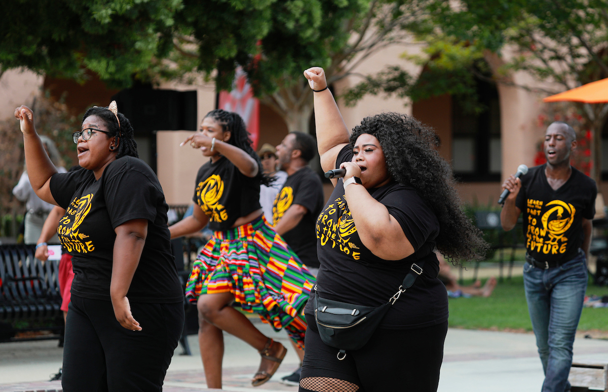 La Jolla Playhouse's WOW at Liberty Station on Center on Saturday, August 15, 2021.(Photo by Sandy Huffaker/La Jolla Playhouse)