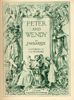 PETER AND WENDY book illustration