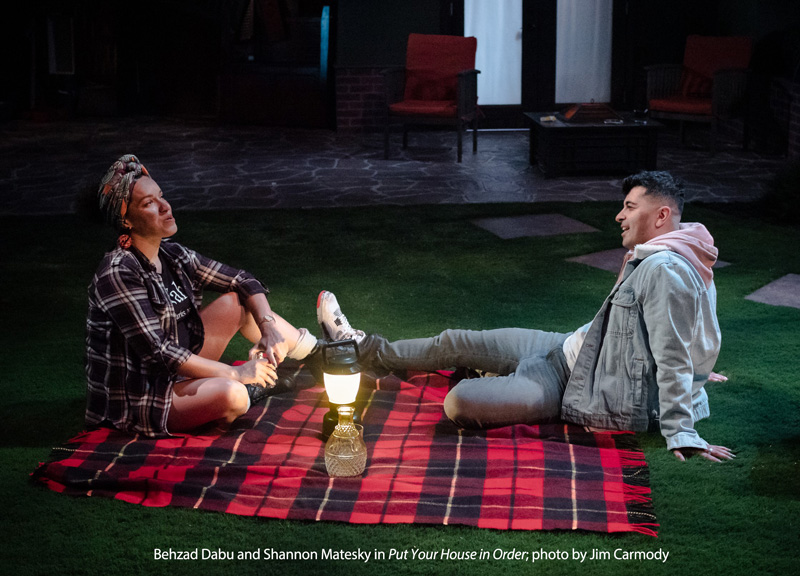 La Jolla Playhouse Shannon Matesky and Behzad Dabu in PUT YOUR HOUSE