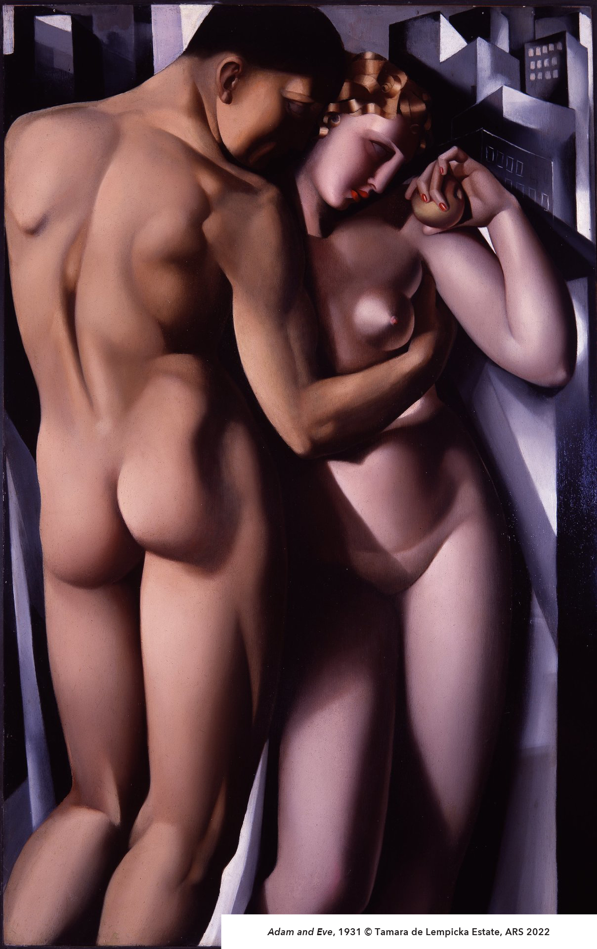 Adam and Eve, 1931 ©️ Tamara de Lempicka Estate, ARS 2022; Copy used courtesy of Tamaradelempickaestate.com