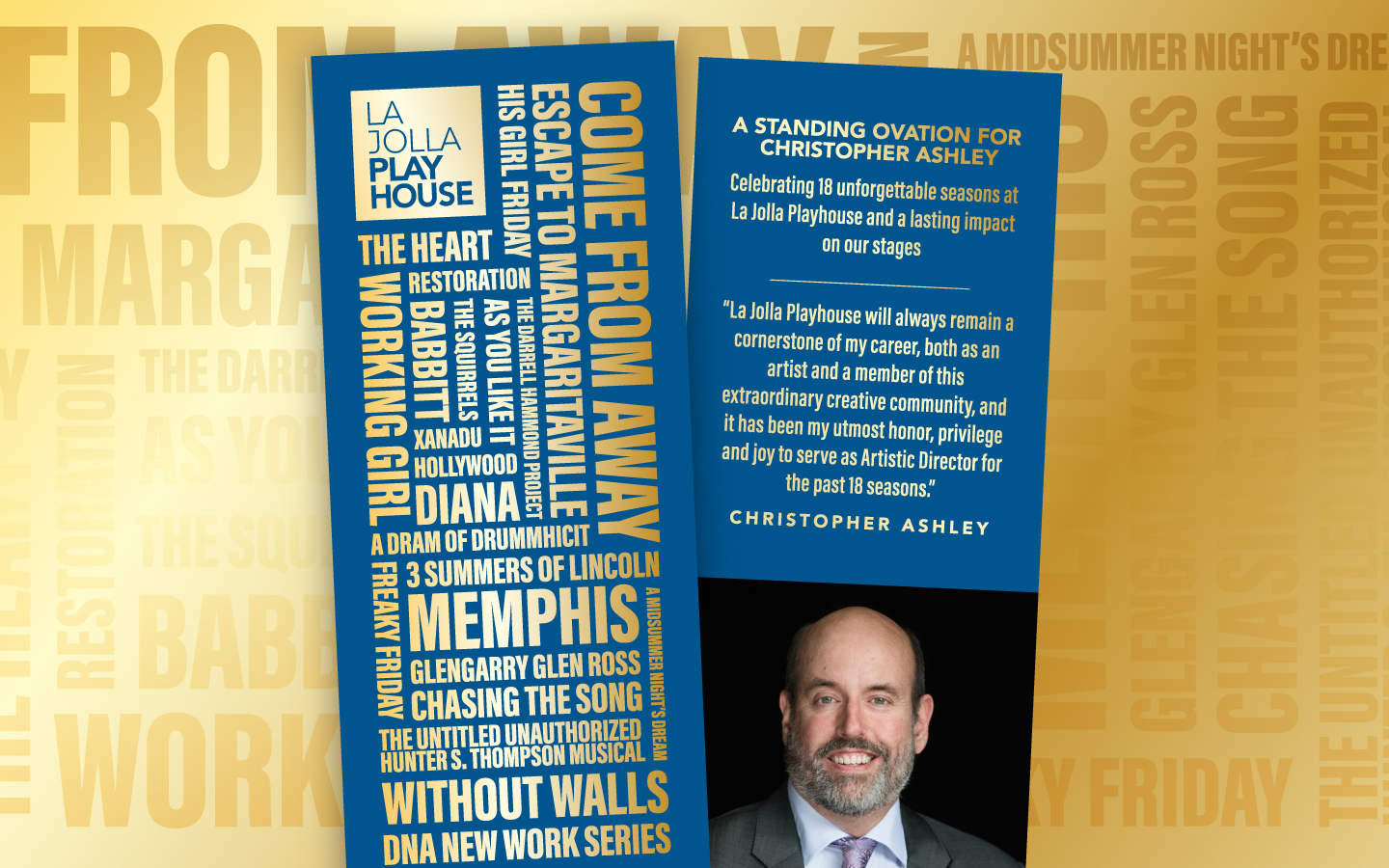 Christopher Ashley souvenir ticket