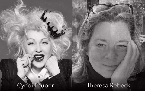 Cyndi Lauper and Theresa Rebeck