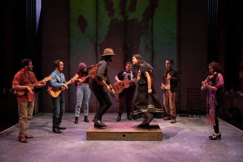 The En Garde Arts production of “Fandango for Butterflies (and Coyotes)” opens Aug. 30 at La Jolla Playhouse. (Courtesy of Maria Baranova)