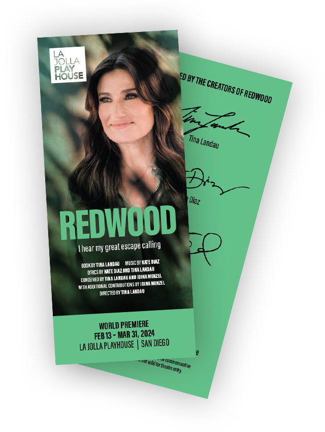 Sample of Redwood Souvenir Tickets