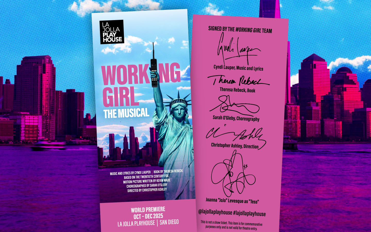 Working Girl souvenir ticket