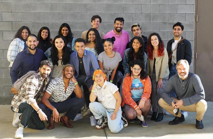 The cast of La Jolla Playhouse’s world premiere musical “Bhangin’ It: A Bangin’ New Musical.” (La Jolla Playhouse)