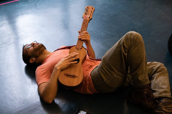 Carlo Albán, who plays Rogelio, during a recent rehearsal. Credit: Krisanne Johnson for The New York Times